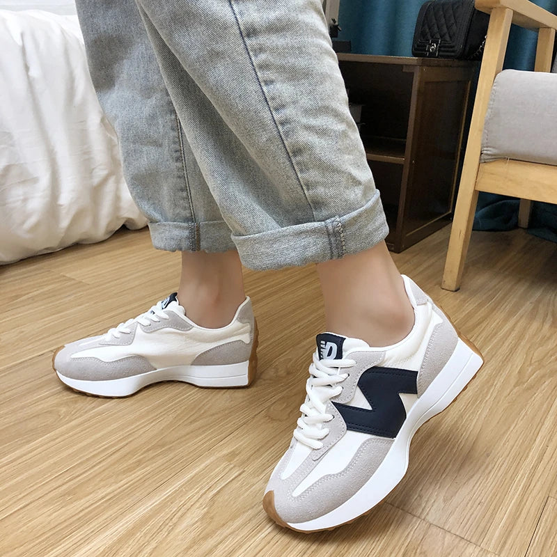 New Summer Shoes Designer Shoes Women's Causal Sneakers Woman Fashion Breathable Lace Up Sports Shoes for Women Platform Walking - reetell