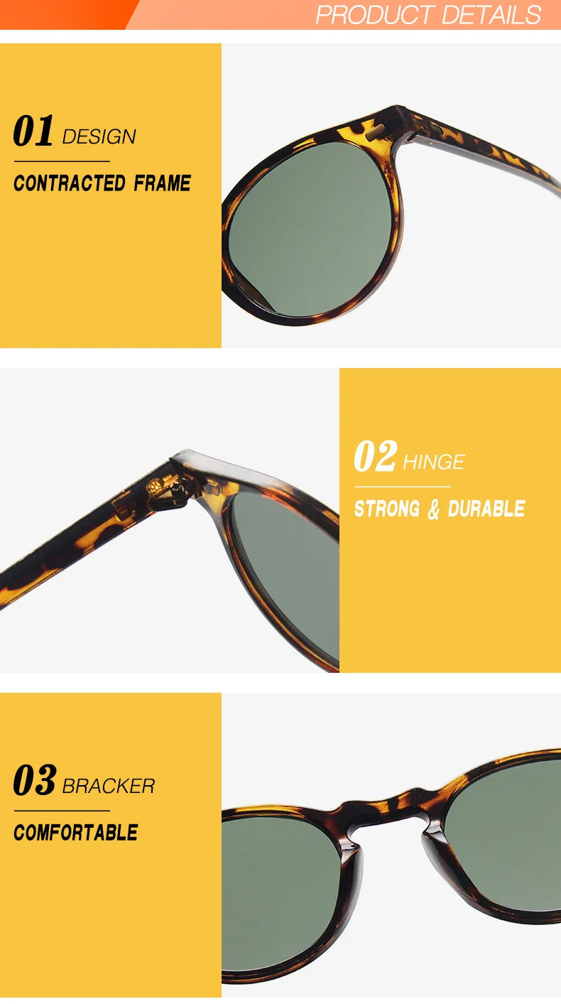 Fashion Vintage Small Rectangular Frame Sunglasses Woman Luxury UV400 Sun Glasses Female Trendy Leopard Blue Oculos De Sol - reetell