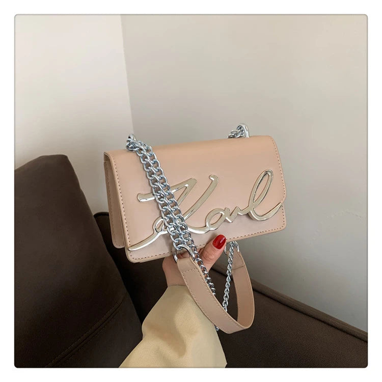 This Year's Popular Bags for Women New Fashion Letter Trend Shoulder Bag Ins Women's Crossbody Small Square Bag Наклонная Сумка - reetell