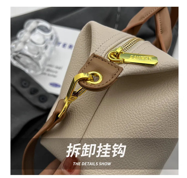 CGCBAG Vintage Luxury Designer Handbags For Women High Quality PU Leather Female Small Bags Simple Fashion Crossbody Bags