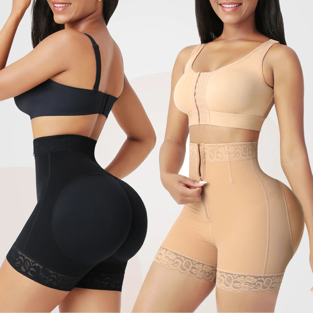 Colombian shaperwear Waist Trainer Full Body Shaper Underbust Slimming Sheath Corset Girdle Butt Lifter Bodysuit Women - reetell