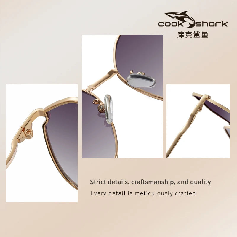 Cook Shark 2023 New Polarized sunglasses for Women Anti UV Fashion Sunglasses for Women - reetell