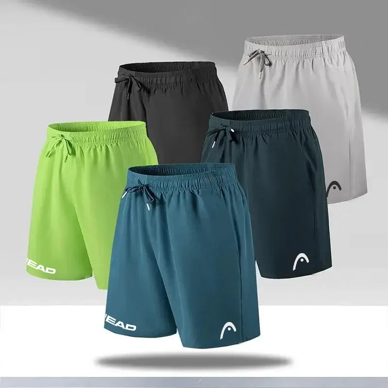 2024 New Men's Sports Shorts Ball Sports Shorts Summer Quick-drying Mesh Breathable Shorts Boutique Drawstring Tennis Clothing - reetell