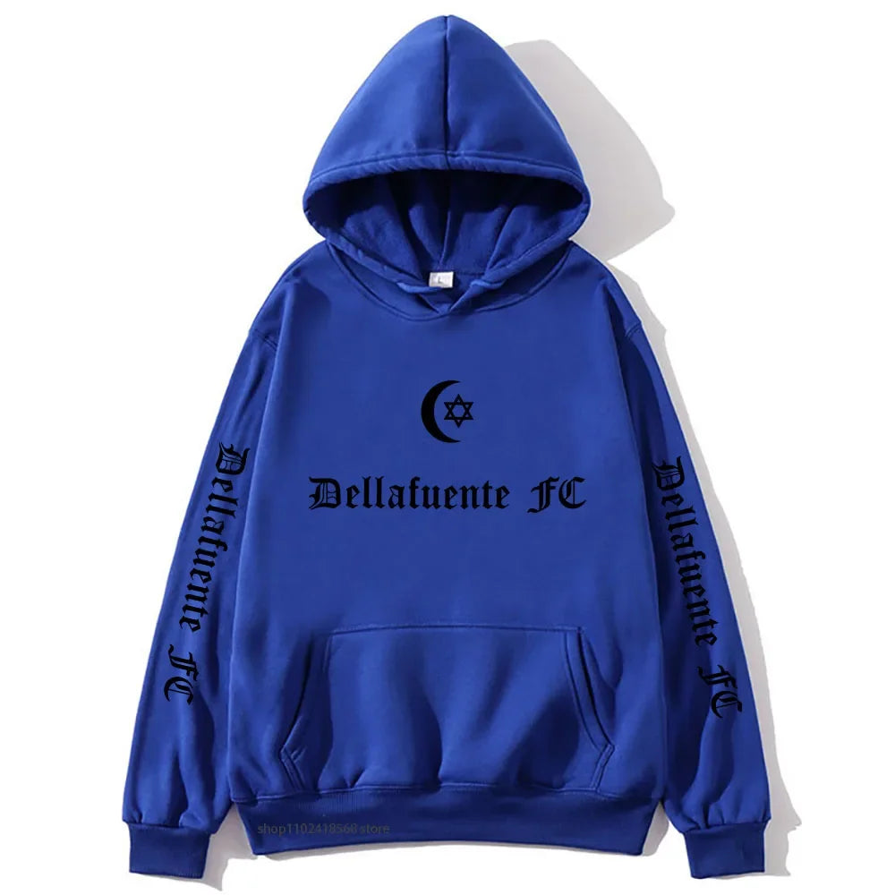 Dellafuente FC Hoodie Women Fashion Hip Hop Sweatshirt Female Harajuku Streetwear Men Clothes Female Hoody Oversized Girls Tops - reetell