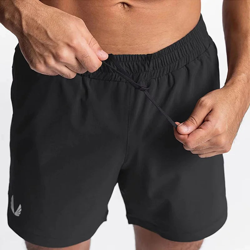 Mens Gym Training Shorts Men Sweat Sports Casual Clothing Fitness Workout Running Quick-Drying Compression Shorts Sweatpants - reetell