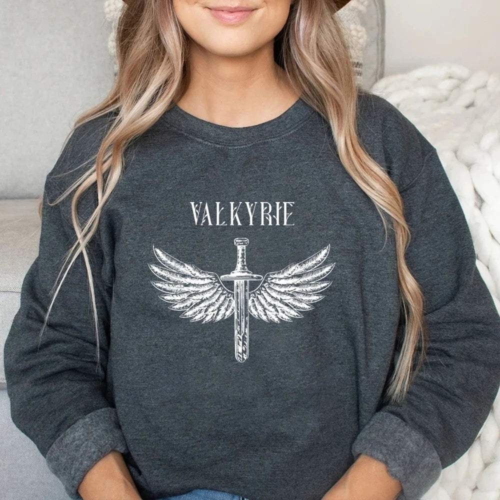 Retro Sarah J Mass Sweatshirt Valkyrie ACOSF Hoodie ACOTAR A Court of Thorns Hoodie Velaris City of Starlight Bookish Sweatshirt - reetell