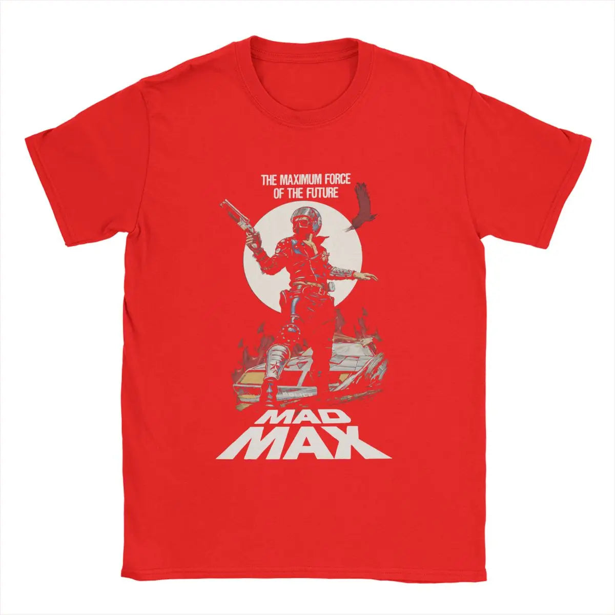 Mad Max Rockatansky George Miller T Shirts Men's Pure Cotton Vintage T-Shirt Crewneck Tee Shirt Short Sleeve Tops Printing - reetell