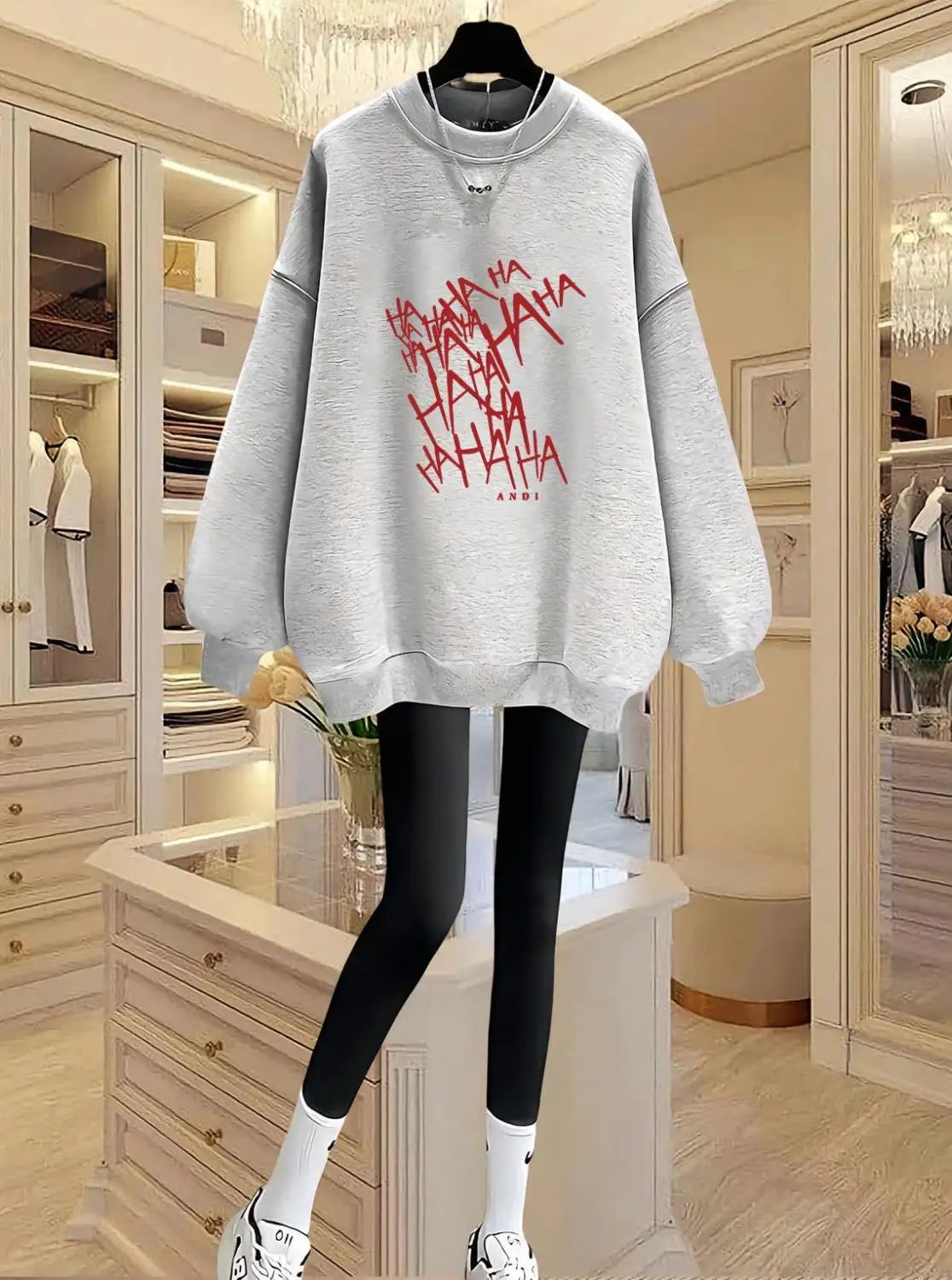 Autumn Vintage Y2k Chic Hoodies Loose Casual Long Sleeve Top Pullovers Women Fashion Cartoon Printed Sweatshirts - reetell