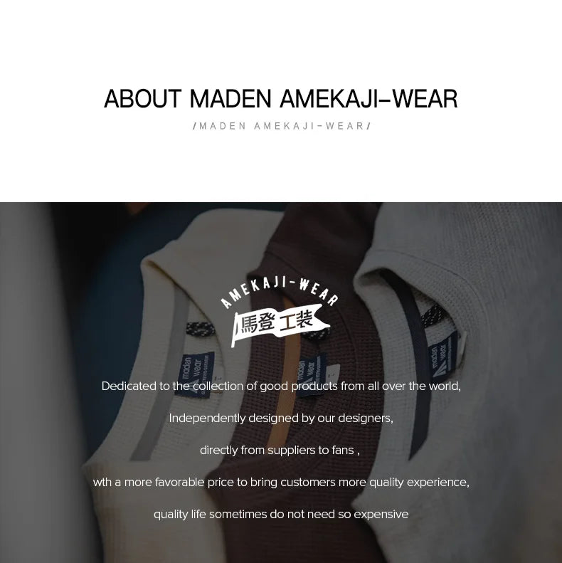 Maden Retro Round Neck Knit Waffle T-shirts for Men Loose Oversize Casual Short Sleeve Tee 2023 Summer Basic Solid Workwear Tops - reetell