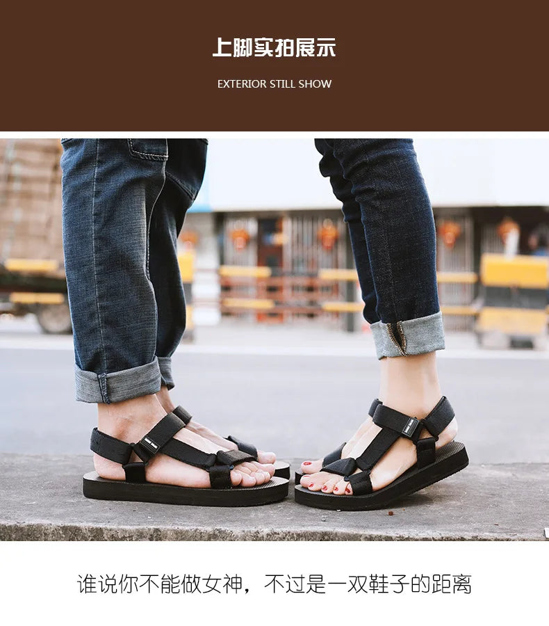 Men's Sandals Simple Casual Summer Shoes Comfortable Sneakers Outdoor Beach Vacation Sandals 2023 New Male Casual Sandals shoes