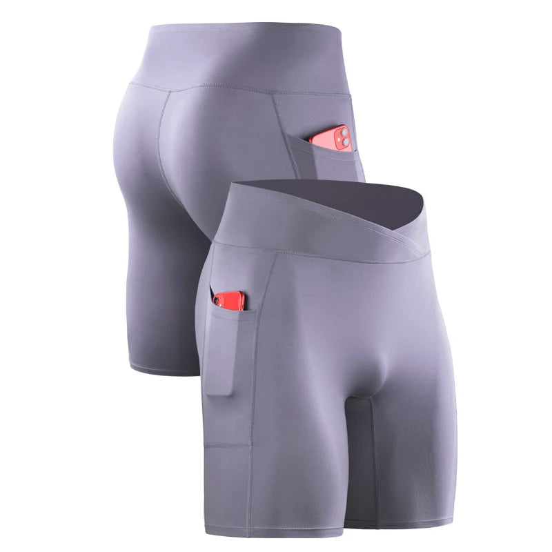 Male Compression Shorts Gym Tights Jogging Marathon Leggings Hiking Sweatpants Running Sportswear Badminton Athletic Underpants