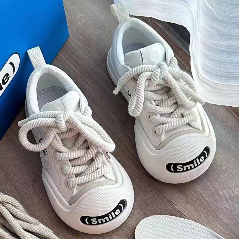 Women's Vulcanized Shoes New Luxury Designer Lace Up Platform Sports Shoes Outdoor Comfortable Casual Shoes Women's Shoes