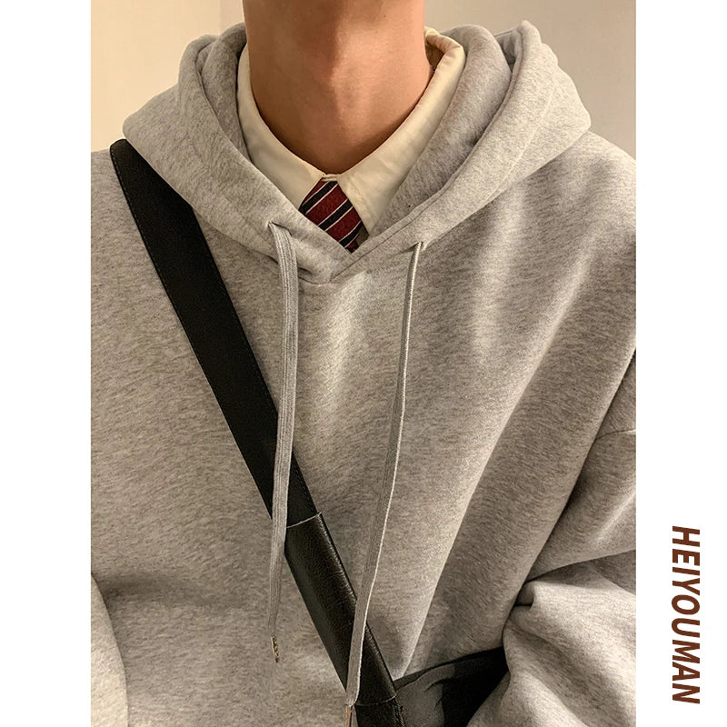 6 Colors Spring Autumn Hoodie Men Harajuku Fashion Casual Oversized Hoodies Couples Loose Hooded Sweatshirt Streetwear - reetell