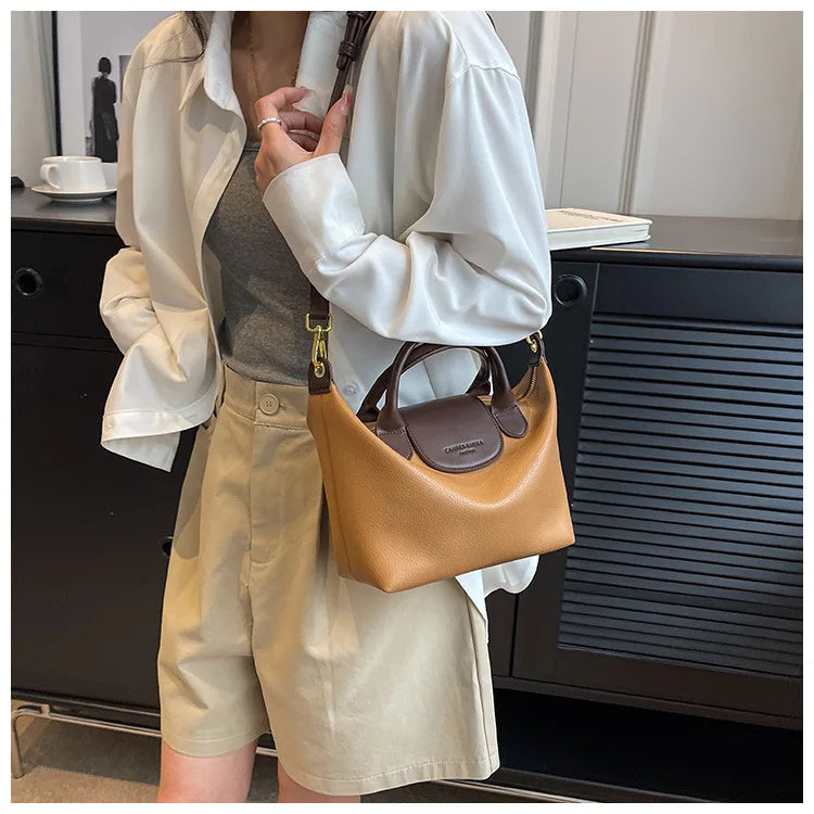 CGCBAG Vintage Luxury Designer Handbags For Women High Quality PU Leather Female Small Bags Simple Fashion Crossbody Bags