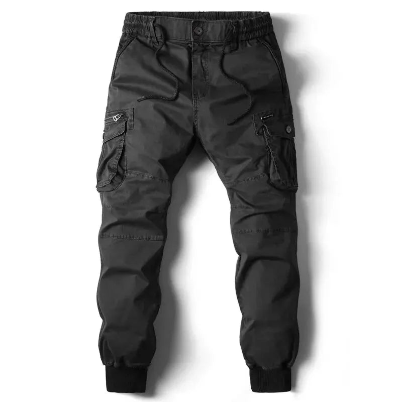 Cargo Pants Men Jogging Casual Pants Cotton Full Length Tactical Military Pants Trousers