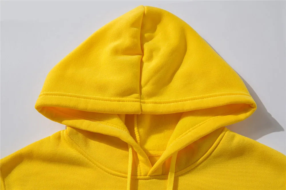 Solid Color Plus Size Hoodie Mens Smooth Sports Pullover Sweatshirt - reetell