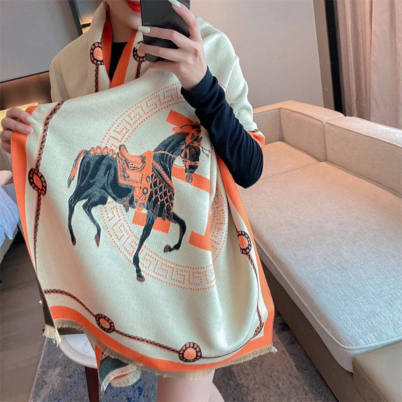 Brand Spring Summer Autumn Winter Women's Beach Cotton Shawl  Scarf Ladies Fashion  Headscarf Pashmina - reetell