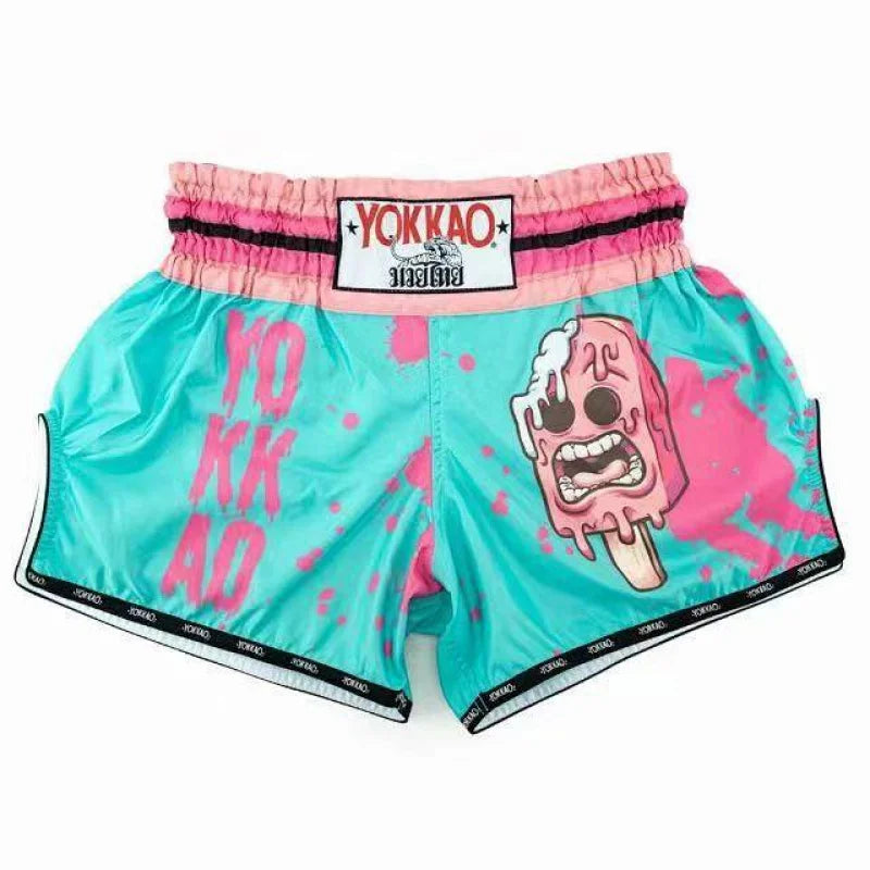 EVERBOUT fashion new Muay Thai shorts fighting men women beach pants children training - reetell