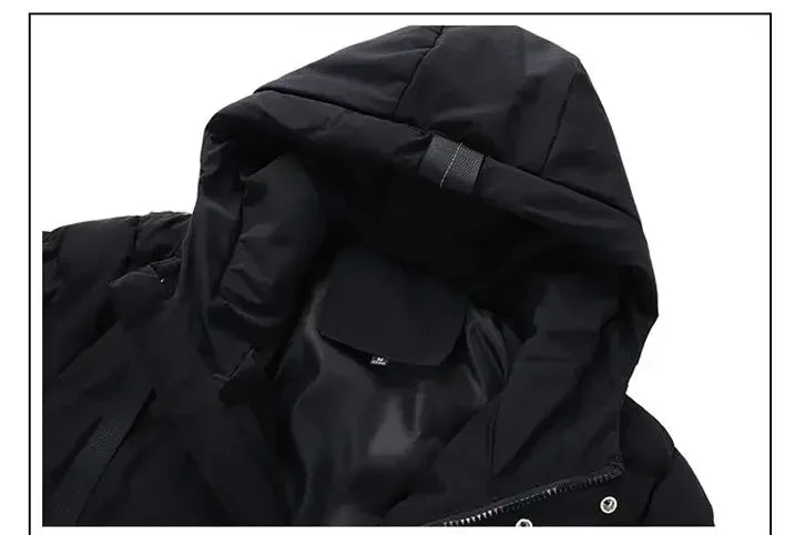 Male Outwear Winter Coats  Mens Jackets Winter Thicker Warm Parkas New Slim Fit Jackets Size Men Hooded Casual Long Down Jackets - reetell