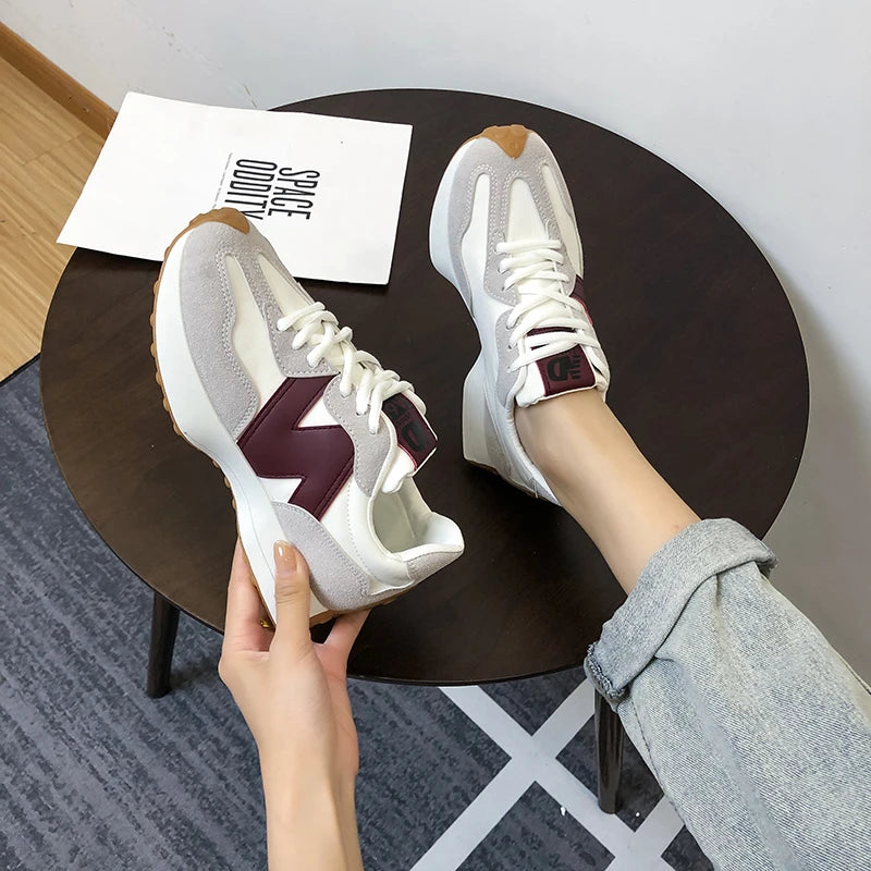 New Summer Shoes Designer Shoes Women's Causal Sneakers Woman Fashion Breathable Lace Up Sports Shoes for Women Platform Walking - reetell