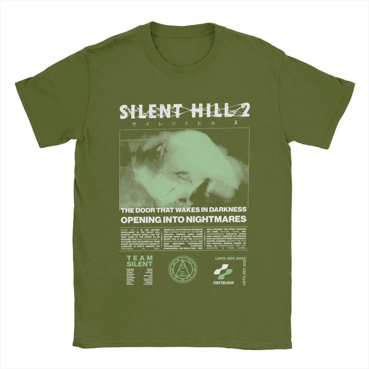 Men Silent Hill 2 T Shirts Cotton Clothing Casual Short Sleeve Round Neck Tee Shirt Adult T-Shirts