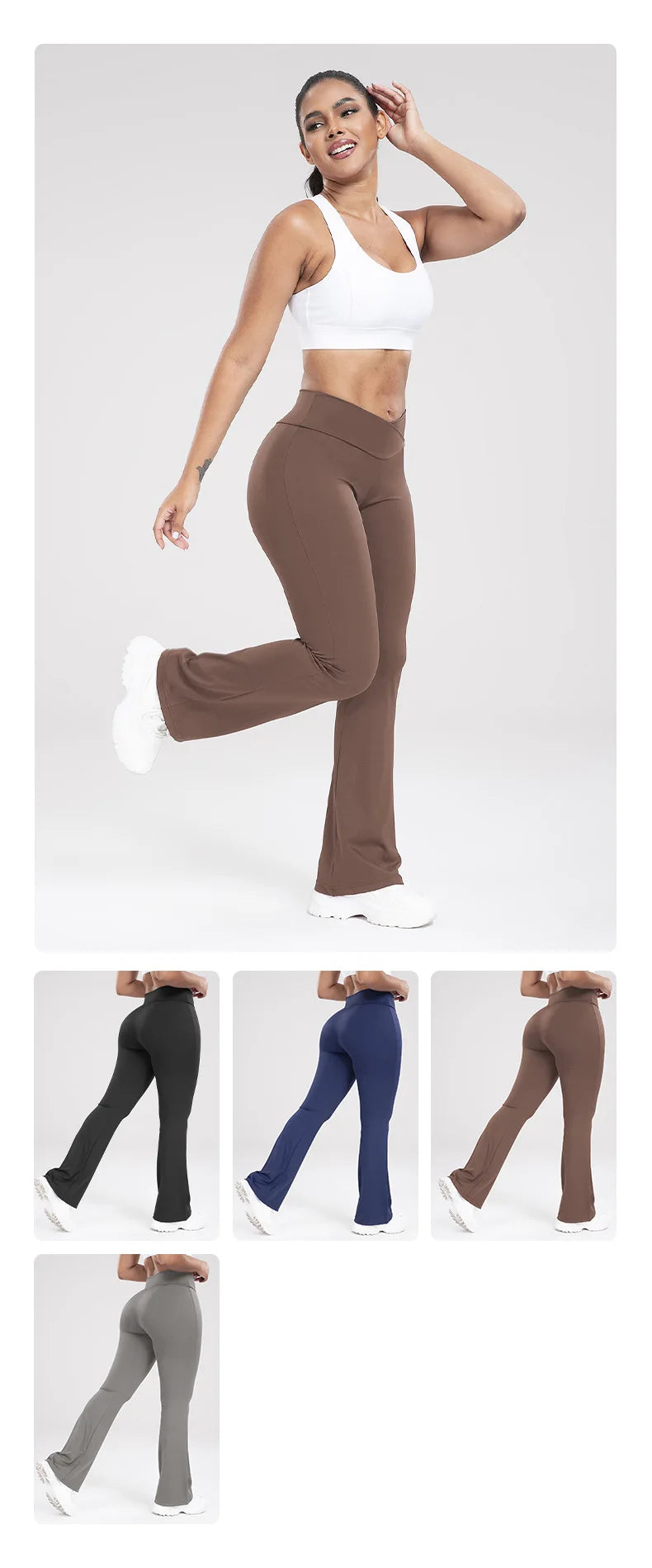 Cross waist casual seamless yoga pants women Sportswear gym long trousers fitness sport clothes ladies Sporty leggings Female - reetell