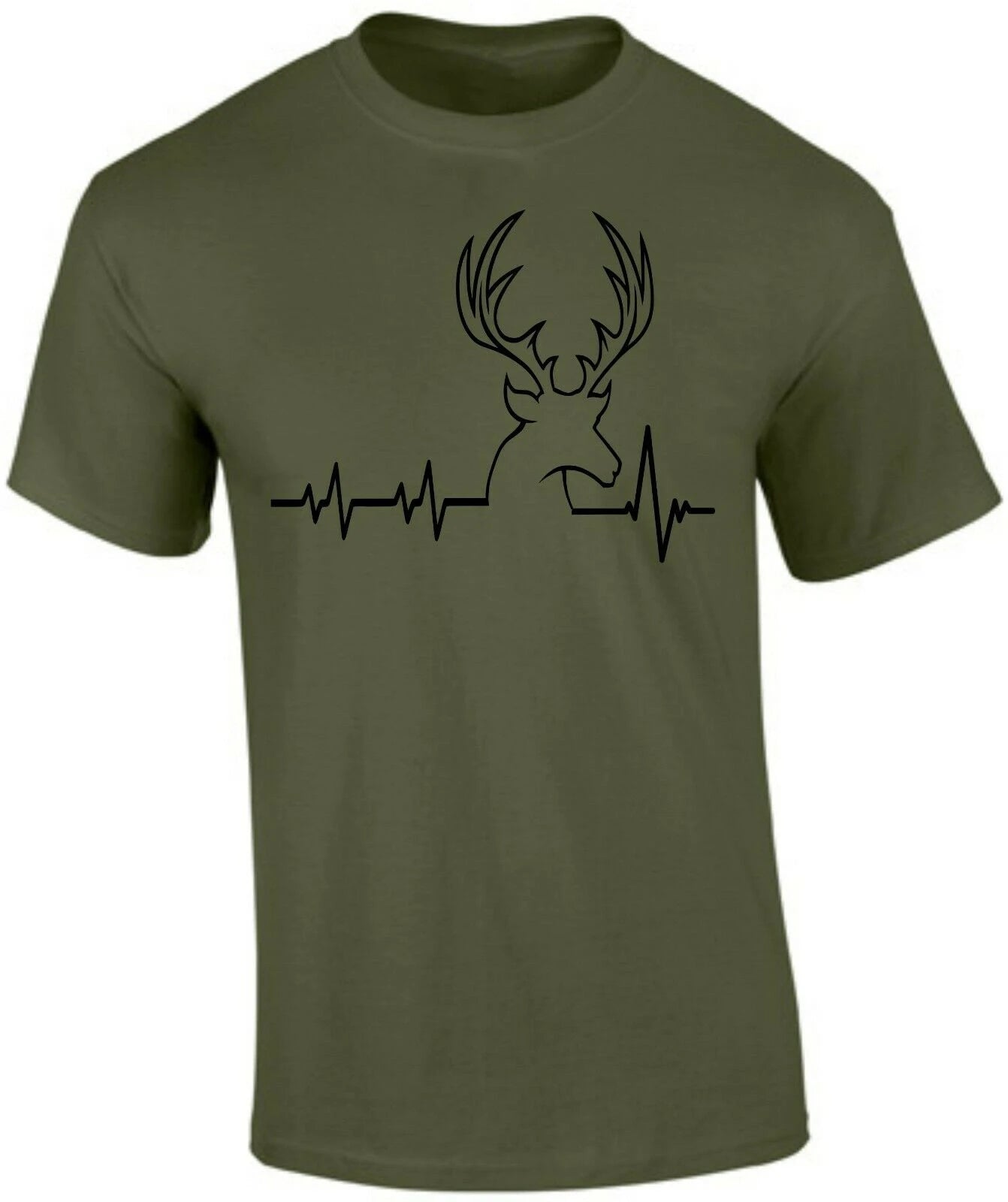 Hunter TShirt Hunter Hunting Weapon Hunter Gift Deer Hunt Men's 100% Cotton Casual T-shirts Loose Top Size S-3XL - reetell