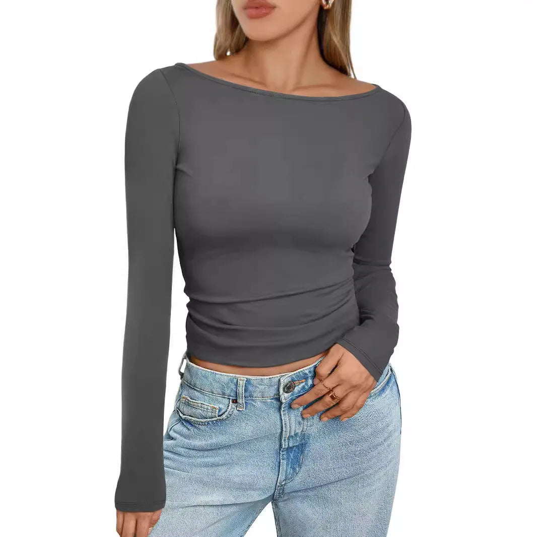 2024 new woman long sleeve  sexy tops crop top girls corset y2k t shirt cute kuromi gyaru coquetteropa mujer juvenil - reetell