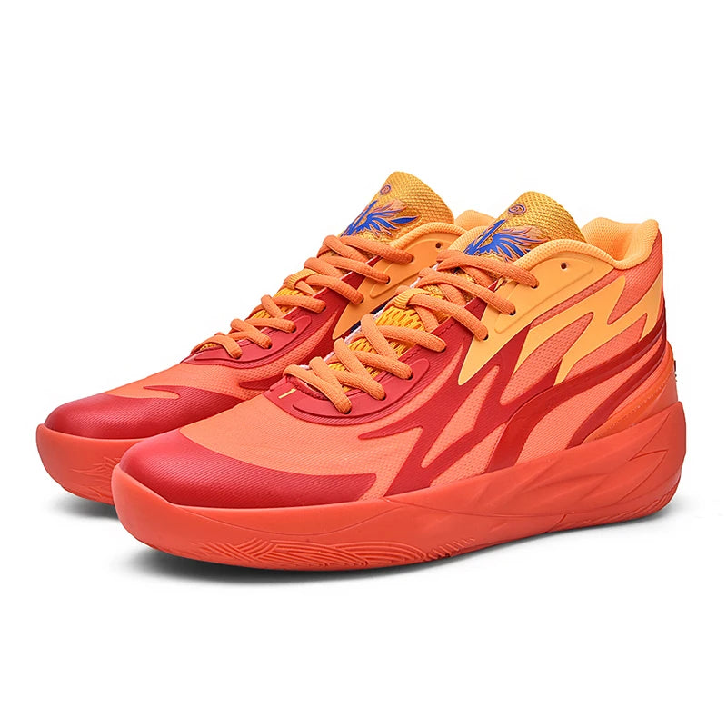 High Quality Lamelo Ball 2 Generation Basketball Shoes Actual Combat Non-slip New Sports Shoes for Men and Women