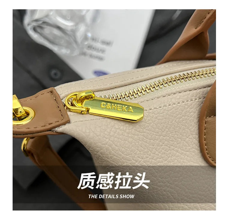 CGCBAG Vintage Luxury Designer Handbags For Women High Quality PU Leather Female Small Bags Simple Fashion Crossbody Bags