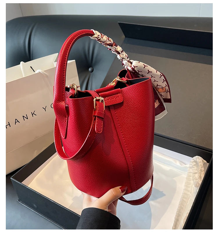 2024 New Women's Bag Fashion Simple Shoulder Bag High Quality Design Handbag PU Commuter Luxury Hot Selling Bolsas Para Mujeres - reetell