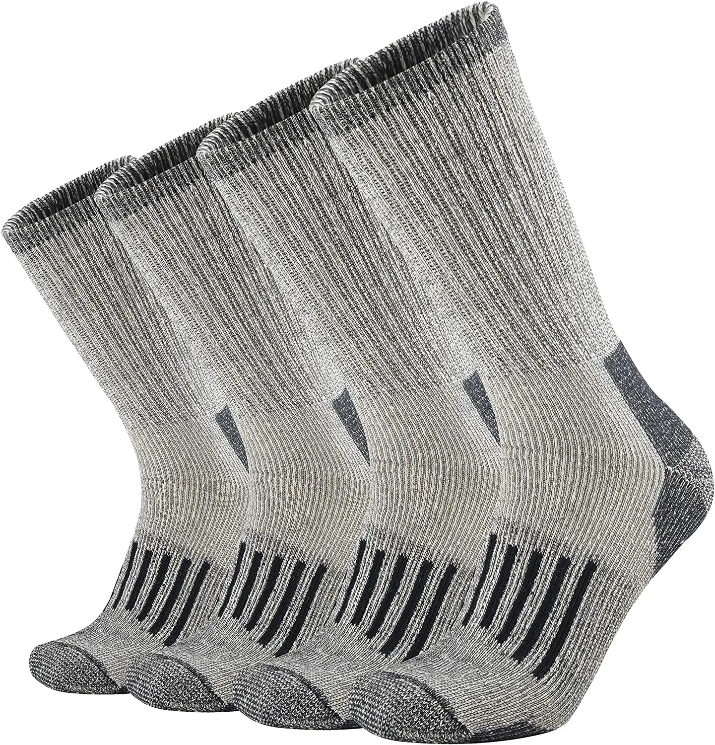 Hiking Socks Merino Wool Socks for Men Women 80% Merino Wool Ski Socks Winter Thick Thermal Crew Socks Men Walk Warm Anti-Odor