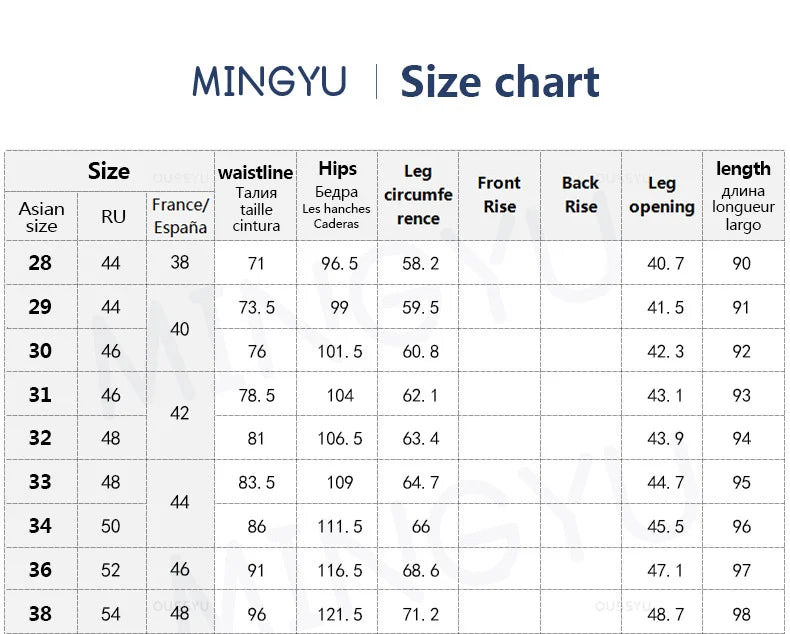 2024 New Men's Stretch Ankle Length Jeans Light blue Fashion Casual Cotton Slim Fit Denim Pants Korean Trousers Male Brand Cloth - reetell