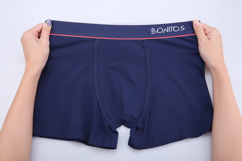 4pcs Boxer Shorts Men's Panties Homme Underpants Boxershorts Underwear for Man Cotton Male Couple Sexy Set Calecon Lot Soft Box - reetell