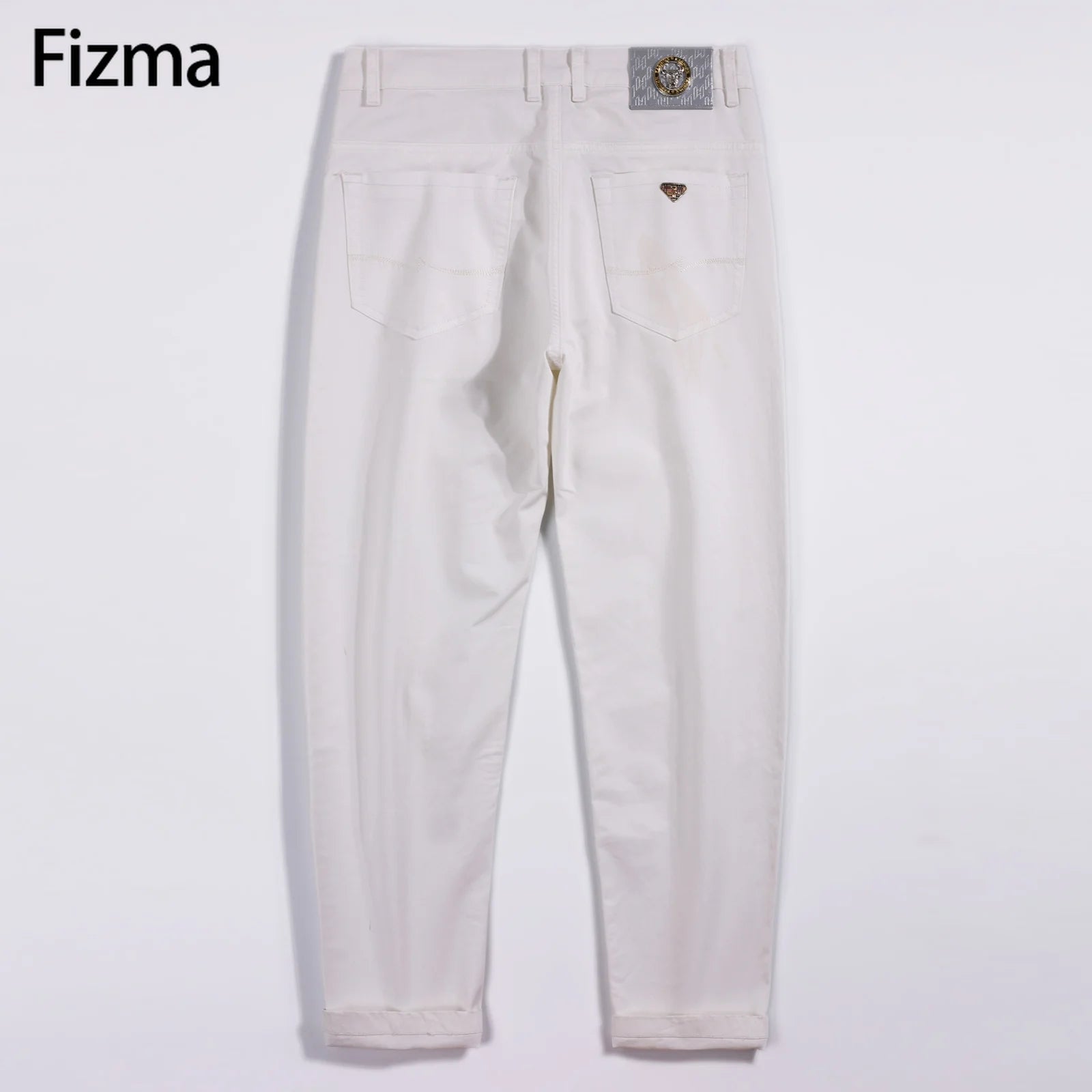 Fizma Man Pants Summer Business Casual Pants Classic Solid Color Loose Straight Trousers Brand Men's Clothing New In Baggy Pants - reetell