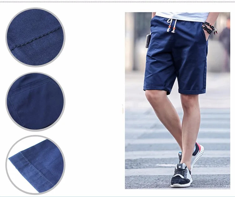 2024 Newest Summer Casual Shorts Men cotton Fashion Style Mens Shorts bermuda beach Black Shorts Plus Size M-5XL  short For Male - reetell