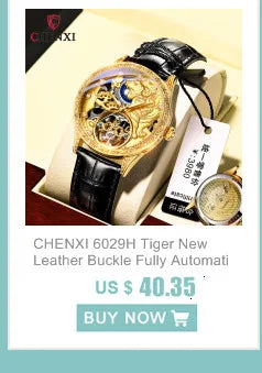 Chenxi 976 Leather Chronograph Date Men's Phase Of The Moon Timing Business Luminous Quartz Watch Relojes para hombres