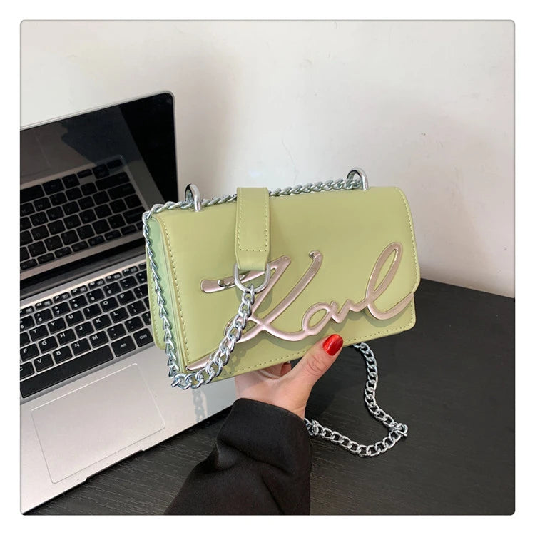 This Year's Popular Bags for Women New Fashion Letter Trend Shoulder Bag Ins Women's Crossbody Small Square Bag Наклонная Сумка - reetell