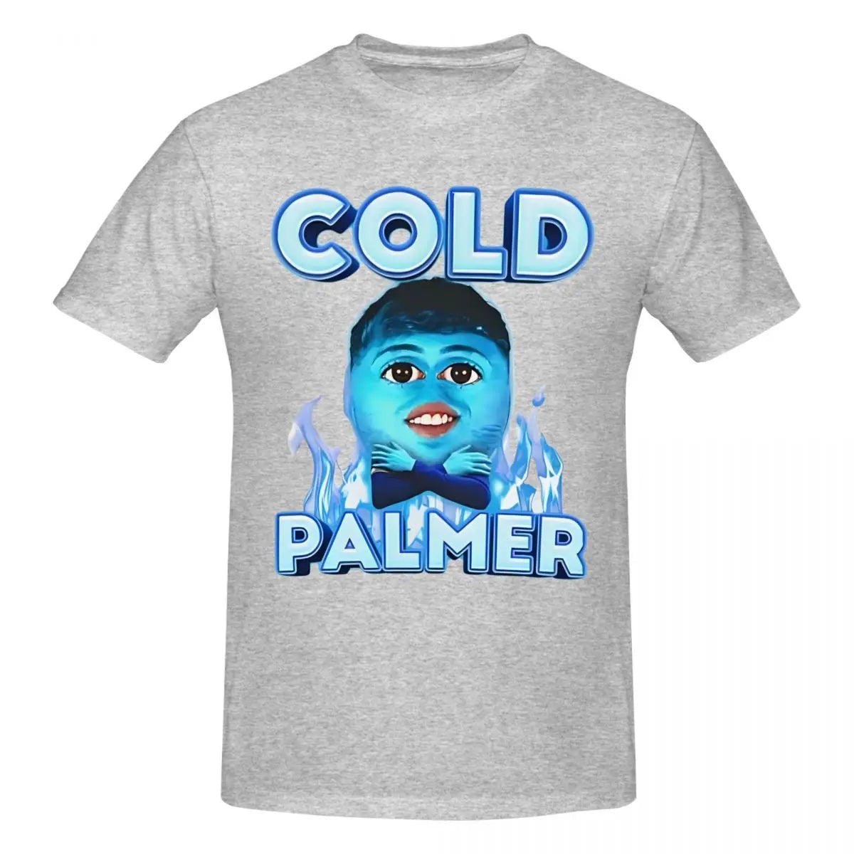 Leisure Cold Palmer Funny Meme T-Shirt For Men Women Cotton Short Sleeve Football Soccer Round Neck Summer TopsTops - reetell