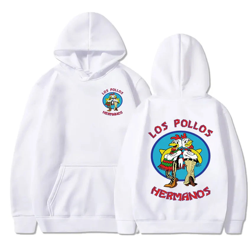 Breaking Bad Hoodie Los Pollos Hermanos Chicken Brothers Print Tracksuit Men Women Fashion Spring Autumn Fleece Loose Sweatshirt - reetell