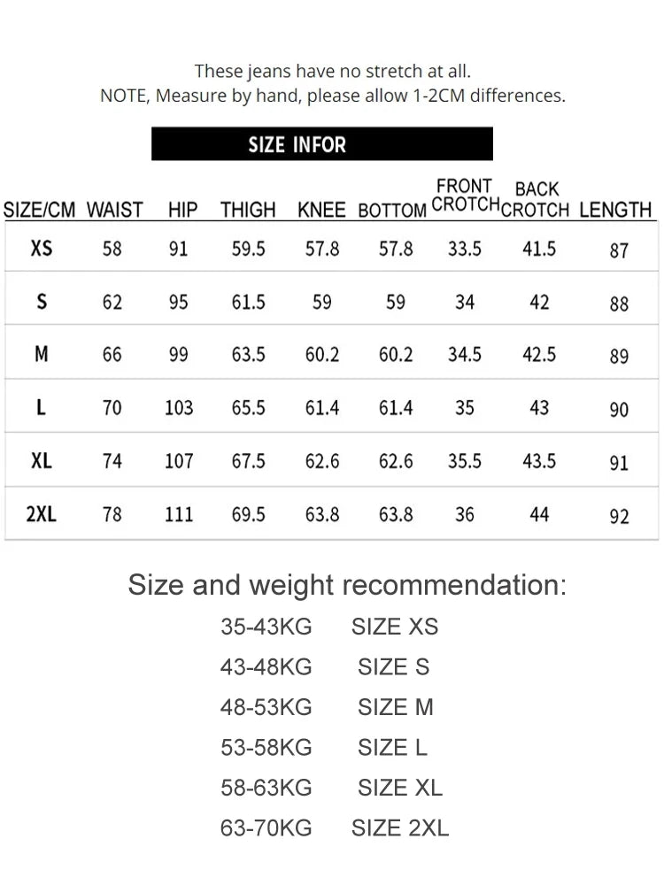 No stretch women jeans new straight leg wide streetwear high waist boyfriend pockets denim trousers cargo pants japanese y2k - reetell