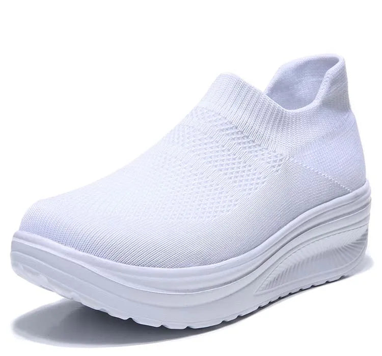 Sneakers Women Fashion Femme Women Shoes New Women's Vulcanized Shoes Sneakers Thick Bottom Slip On Female Women Shoe Plus Size