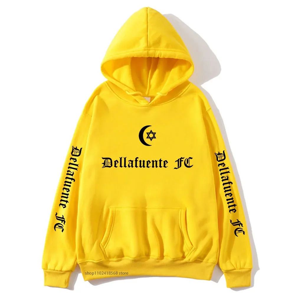 Dellafuente FC Hoodie Women Fashion Hip Hop Sweatshirt Female Harajuku Streetwear Men Clothes Female Hoody Oversized Girls Tops - reetell