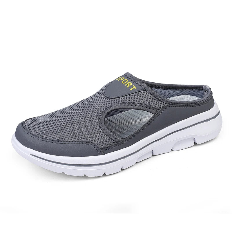 Women Walking Men Fitness Mesh Slip-On Light Loafers Summer Sports Shoes Outdoor Flats Breathable Running Sneakers Size 35-48