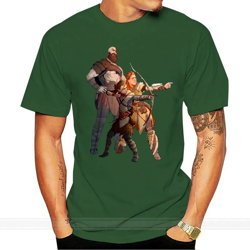 Horizon Zero Dawn T Shirt God Of War Horizon Zero Dawn T-Shirt Male Graphic Tee Shirt Basic Awesome Short Sleeves 6xl Tshirt - reetell