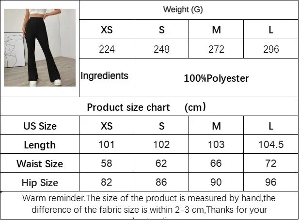 2024  temperament high-waist slimming beltless slightly flared knitted casual trousers for women - reetell