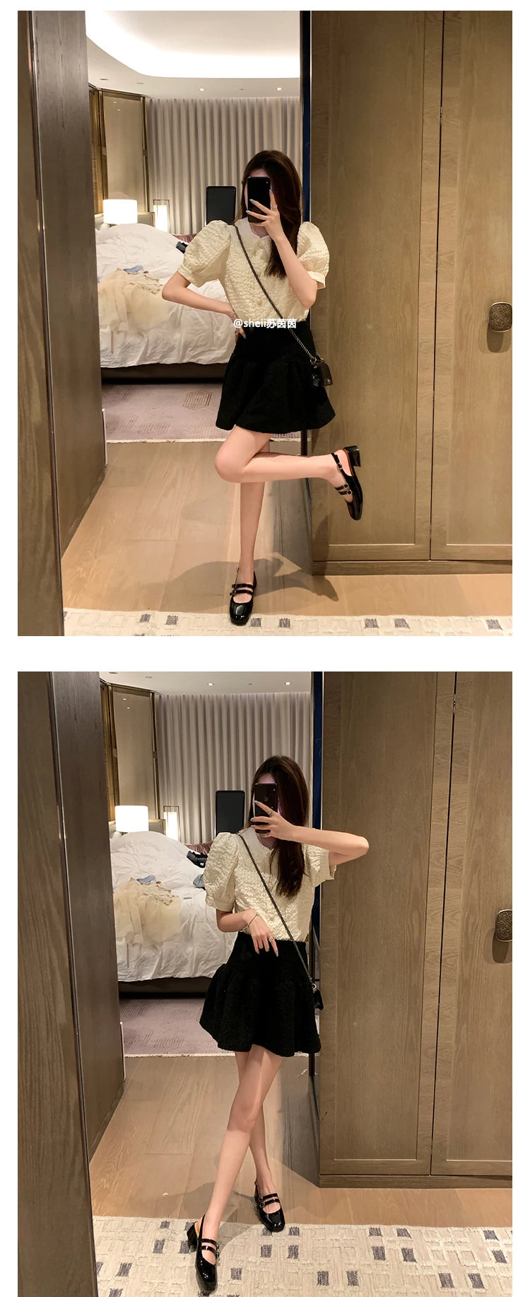 Classic Red Mary Jeans Woman Patent Leather Med-High Heels Sandals Two Buckle Belt Strap Shoes Femme Slingback Lolita Footwear