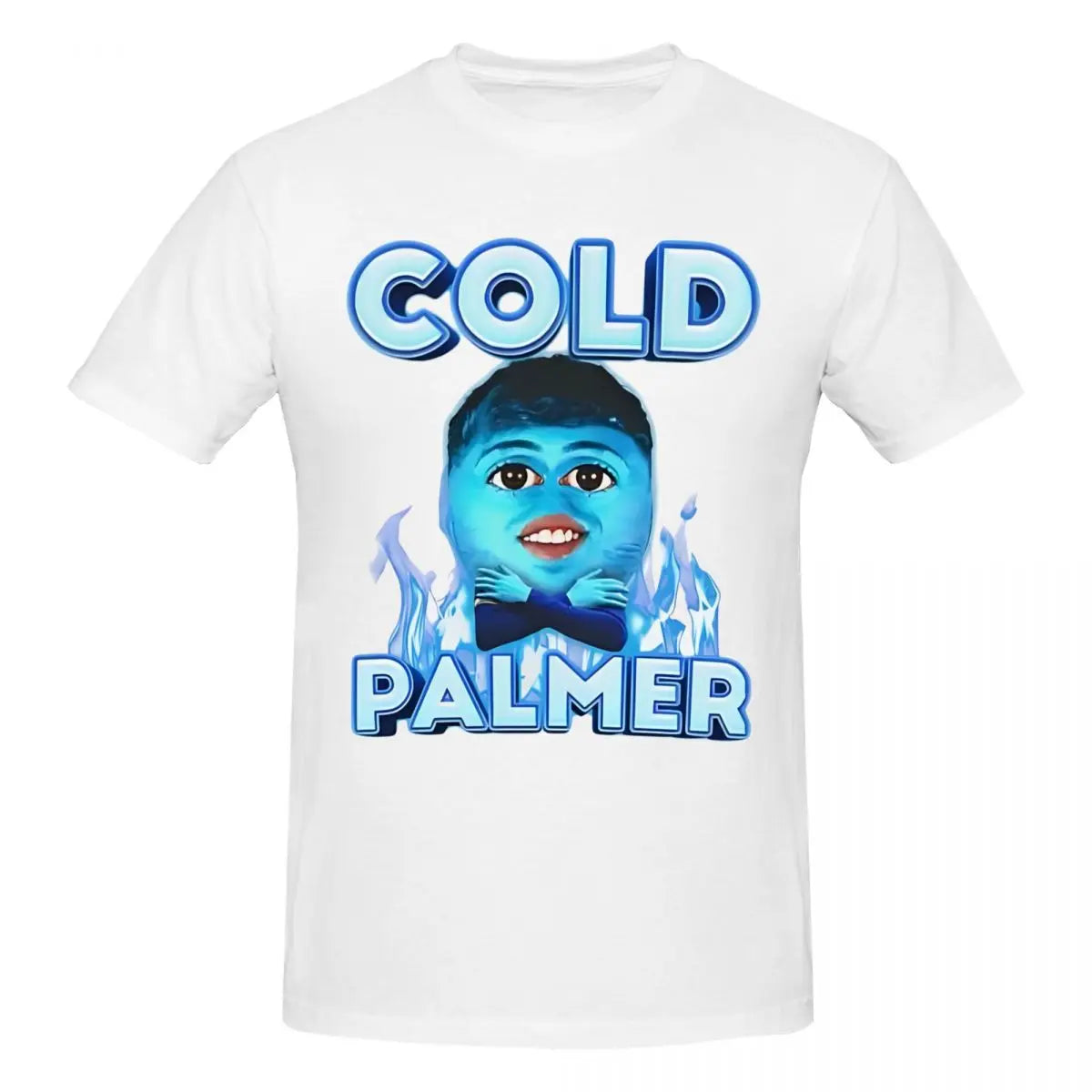 Leisure Cold Palmer Funny Meme T-Shirt For Men Women Cotton Short Sleeve Football Soccer Round Neck Summer TopsTops - reetell