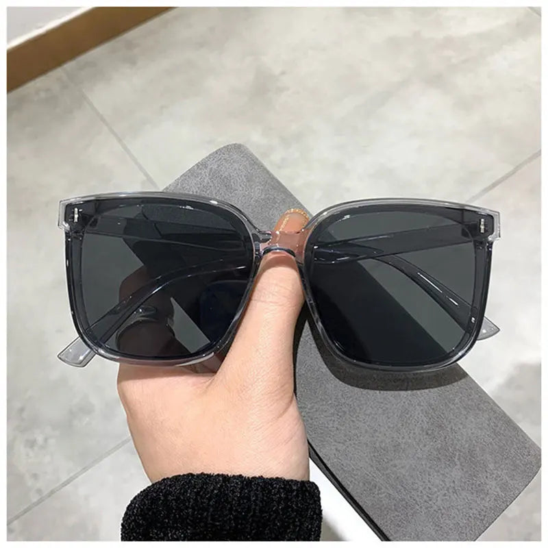 OIMG Vintage Square Sunglasses Women Oversized Sunglass Men Retro Black Sun Glasses Shades Goggle UV400  Oculos De Sol - reetell