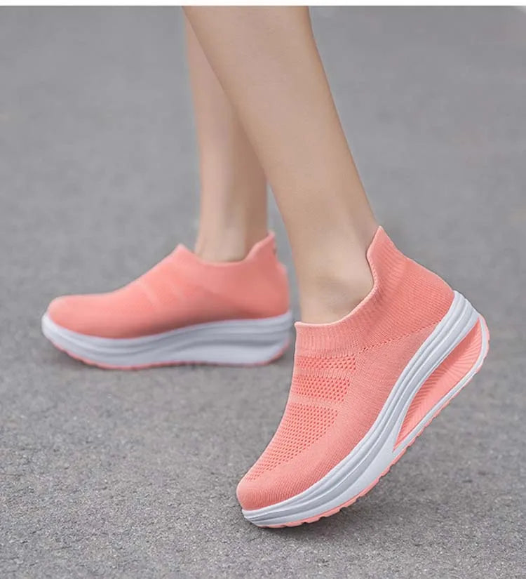 Sneakers Women Fashion Femme Women Shoes New Women's Vulcanized Shoes Sneakers Thick Bottom Slip On Female Women Shoe Plus Size